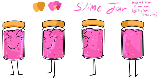 Slime Jar Character Turnaround